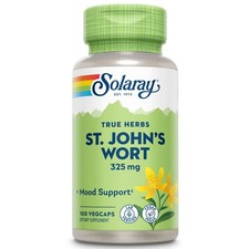 SOLARAY St Johns Wort 325 mg – Mood Support (Vegan, Lab Verified)