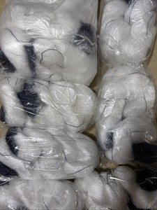 Lot of 9 Rolls 5’ x 400’ 7” Square White Mesh Trellis Garden Netting
