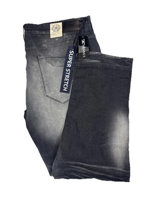 Jordan Craig Aaron 44x32 Grey Moto Biker Jeans Super Stretch NWT