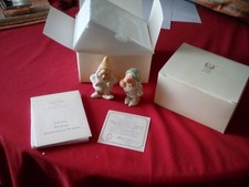 Disney Lenox Sleepy and Doc from the Seven Dwarfs Salt & Pepper Cruet Set.