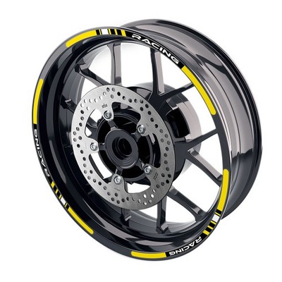 P01B For Suzuki Bandit GSF 1250 07-18 Yellow 17'' Wheel Sticker 17 16 15 14 13 1