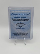 2026 Bowman - Daniel Dickinson Chrome Prospects Auto Variation Refractor /499
