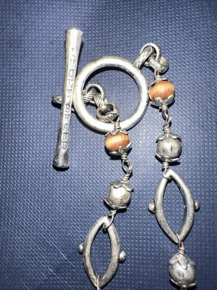 Lucky Brand крест переключения ожерелье украшенный горчицы желтый бусина золото латуни - Изображение 4 из 4