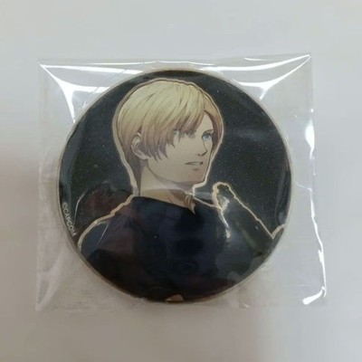 Capcom Resident Evil Leon S Kennedy Can Badge Metal Set of 2 New