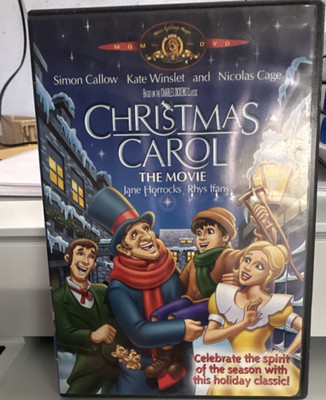 MGM Christmas Carol: The Movie (DVD, 2001) PG Captioned Cage Winslet