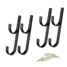 4 Pack Pool Pole Hanger Hooks for Poles and Hose Pool Equipment Pole Skimmer