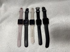 APPLE WATCH LOT OF 5 SERIES 1 / 2 / 3 / 4 / 7000 - 38MM  42MM "PARTS ONLY"