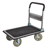 Transportwagen Plattformwagen Handwagen Transportkarre Klappbar M. Luftbereifung