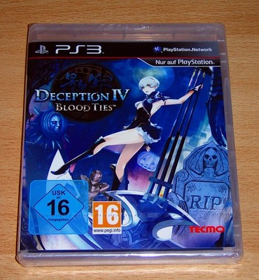 Deception IV: Blood Ties Sony Playstation 3 PS3 PAL Neu & Sealed VGA Ready Rar