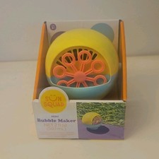 Sun Squad Mini Bubble Maker Yellow/Blue 2 fl oz Age 3 3-4 Years 2025