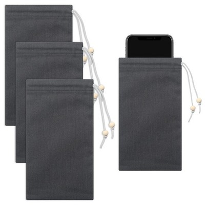 Ribbonlic 3 Pcs Emf Blocking Phone Case Shield Sleeve Protection Black 