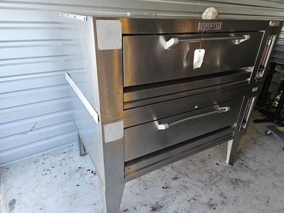 Vulcan 7018a1t Double Deck  100,000  BTU Natural Gas Pizza Oven