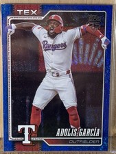 2026 Topps Series 1 Adolis Garcia Blue Holo Foil /150 - Rangers