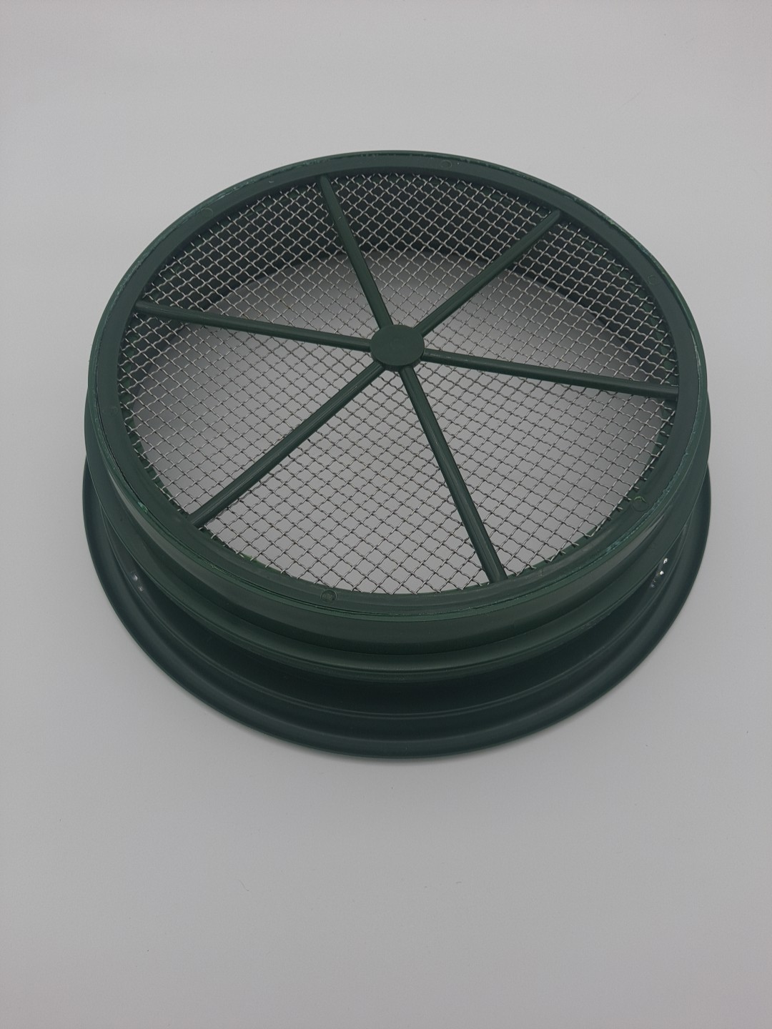 Green Plastic 13-1/4" Gold Sifting Pan Classifier 1/4 Mesh Size