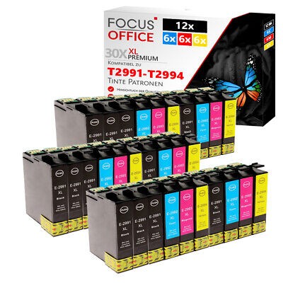 30x Tinten Patronen für Epson XP332 XP235 XP342 XP345 XP245 247 335 432 435 442