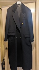 Classic Rothschild Black Wool Long Length Coat Size 14 Excellent Condition