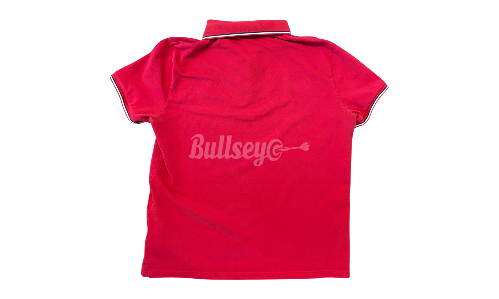 Moncler Tri-Color Trim Red Polo T-Shirt (PreOwned) thumbnail 2