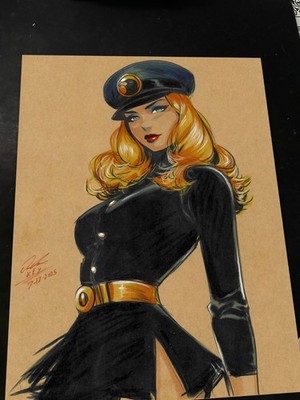 Lady Blackhawk Art Print Signed 8.5x11 | Art by Keyeske