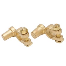 1 Pair Brass Battery Terminal High Performance For Car Auto KDRF