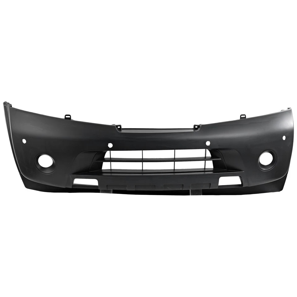 Front Bumper Cover For 2008-2015 Nissan Armada w/ fog lamp holes Primed CAPA - Image 2 of 4