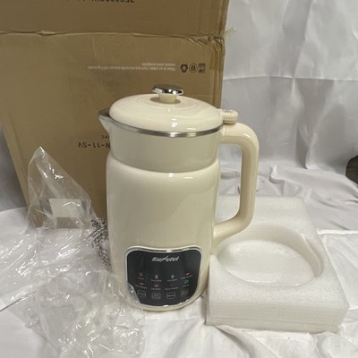 Sunvivi Nut Milk Maker ZFC002CW 600W Electric 120V White Plastic