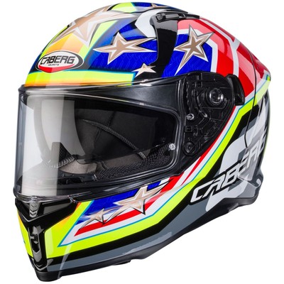 Caberg Integralhelm Avalon X Track schwarz/fluo-gelb-rot-blau - Größe XS-2XL