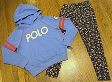 POLO RALPH LAUREN AUTHENTIC GIRLS BRAND NEW ORIGINAL 2Pc SET Size XL 16 , NWT