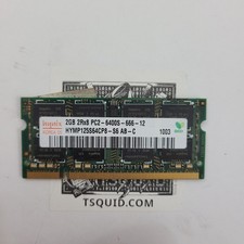 Hynix RAM HYMP125S64CP8-S6 AB-C 2GB 2Rx8 PC2-6400S-666-12 Laptop Memory