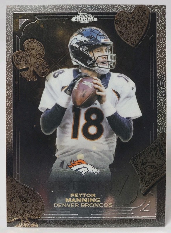 2025 Topps Chrome Football Peyton Manning Fortune 15 #F15-33  Denver Broncos