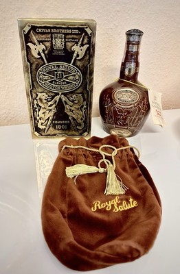 Chivas Regal Royal Salute 21 Years Braun Paperseal + Box 40% Vol.700ml Sehr Alt.