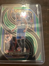2024-25 Panini Select Basketball Premium Green Star Prizm Karl-AnthonyTowns#114