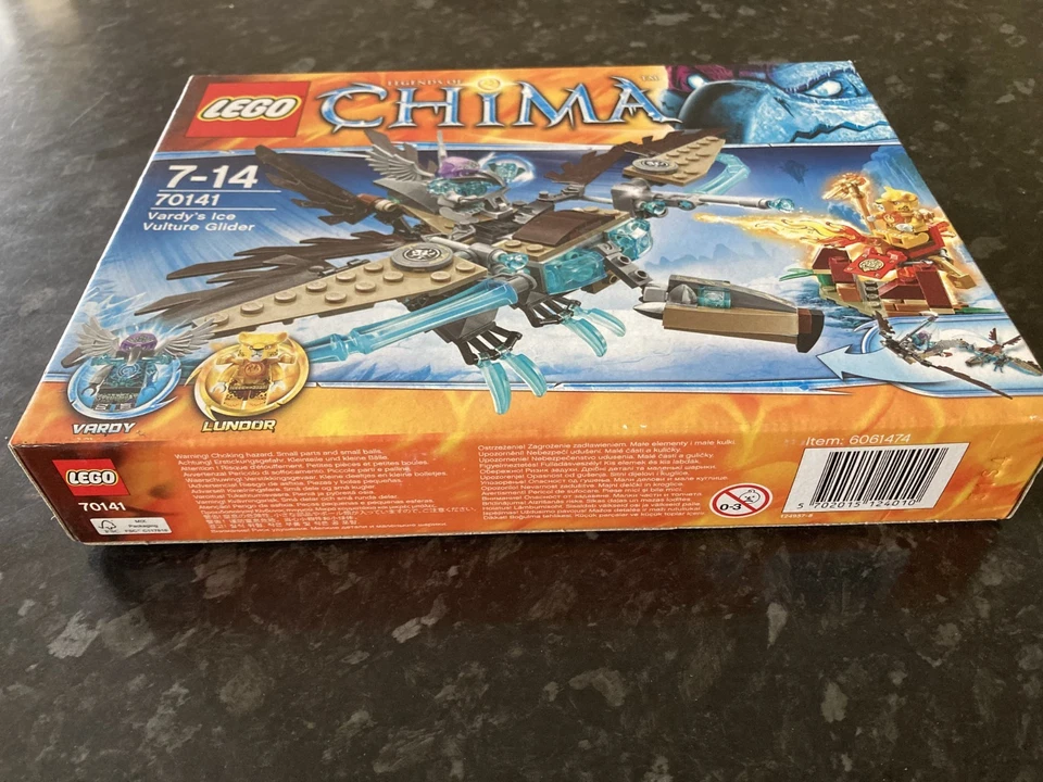 Rare New & Sealed LEGO Legends of Chima • Vardy's Ice Vulture Glider Set 70141 - Image 3 of 4