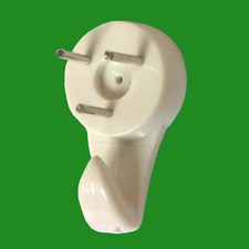 12x 40mm Hard Wall Picture Hooks, Frame, Painting, Photo, Coat White