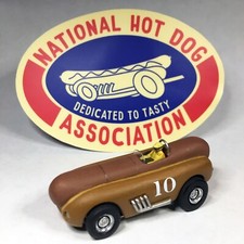 HOT ROD DOG HO slot car body kit unpainted white resin 