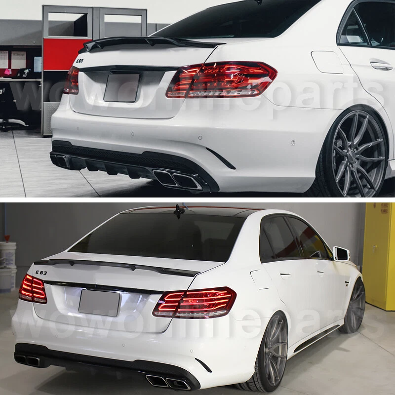 For Mercedes Benz W212 E350 E550 E63 2010-2016 Trunk Spoiler Wing Lip RT Style - Image 4 of 4