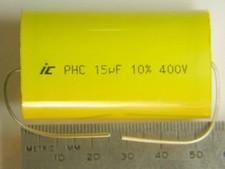 2 Illinois 15UF 10 400V Metalized Polyprop. Capacitor