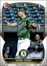 2023 Bowman #BP-5 Daniel Susac   Rookie Oakland Athletics