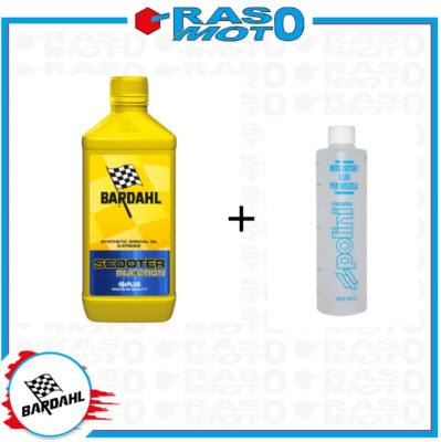 KIT ÖLMISCHUNG SCOOTER BARDAHL SCOOTER INJECTION + POLINI MESSBECHER MIT DECKEL