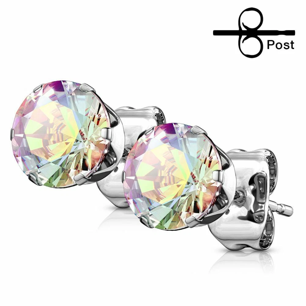 Aurora borealis stud best sale earrings