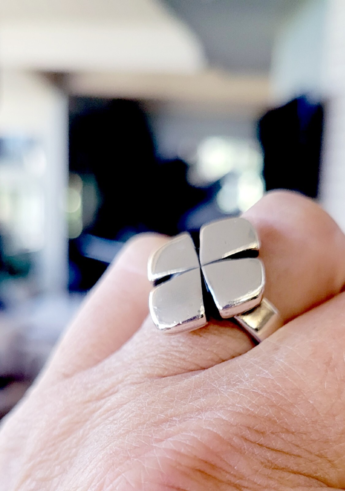 Retired James Avery Solid Cross Ring HEAVY 12.31 … - image 2