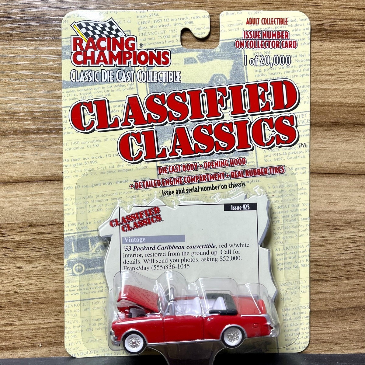 Racing Champions Classified Classics 53 Packard Caribbean
