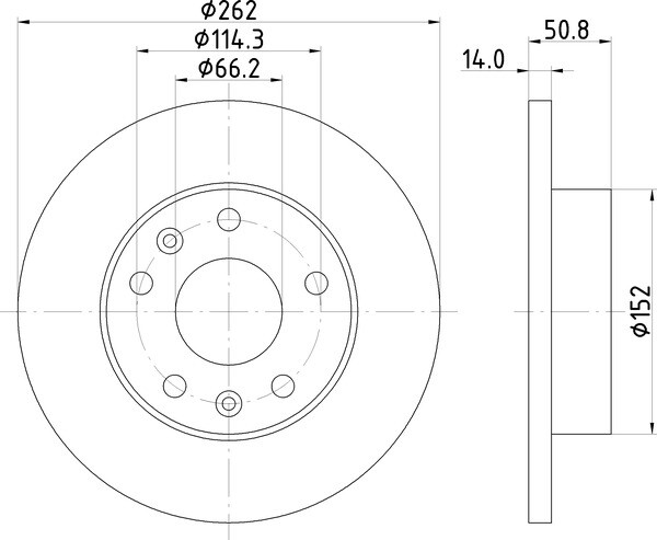 2x Mintex Discs Front fits Land Rover Freelander 1.8 i 16V 4x4 2.0 DI 2.5 V6 Td4