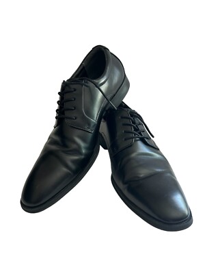 Alfani Mens Andrew Black Lace Up Derby Dress Shoes Size 9.5  display picture 2