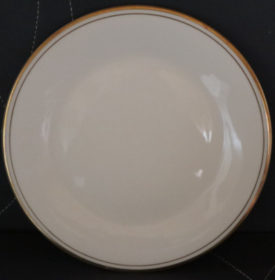 ROYAL DOULTON GOLD CONCORD DESSERT-/KUCHENTELLER (H5049) 8'' (20 CM) 17 VERFÜGBAR