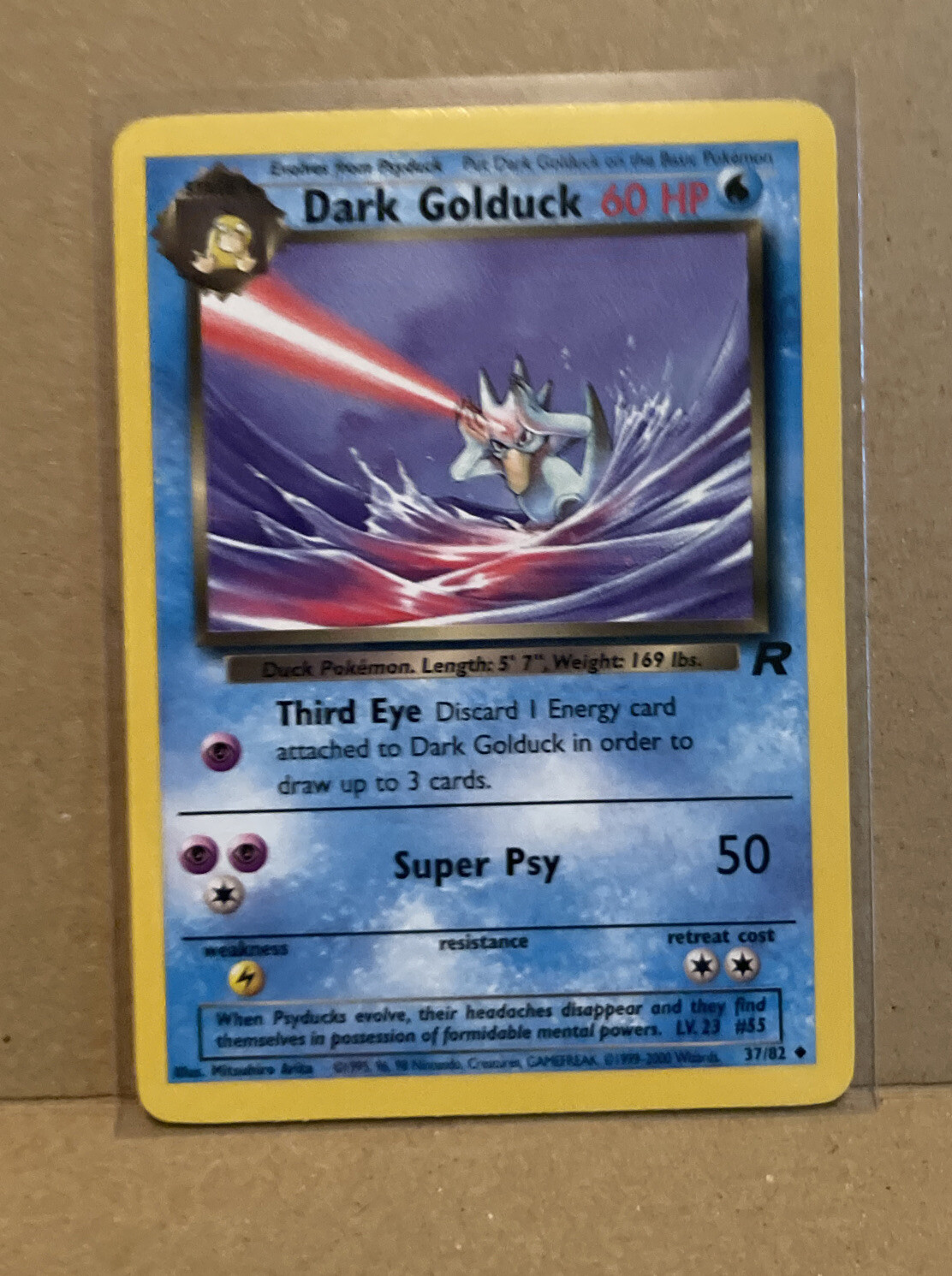 37/82 | Dark Golduck | Team Rocket | Pokemon Card | NM - Mint