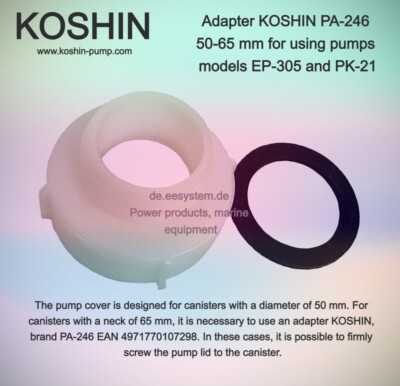 Koshin Japan Fuel Pump EP-503FB Stop Buzzer With Auto - View #11