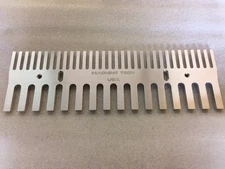 Router Aluminum Through Box Joint / finger joint 1/2 - 1/4 Jig Template 6061 USA