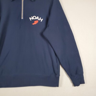 トップス marno Noah sweat pullover Noah Half Zip Pullover Sweatshirt Sweater Mens Sz L Navy