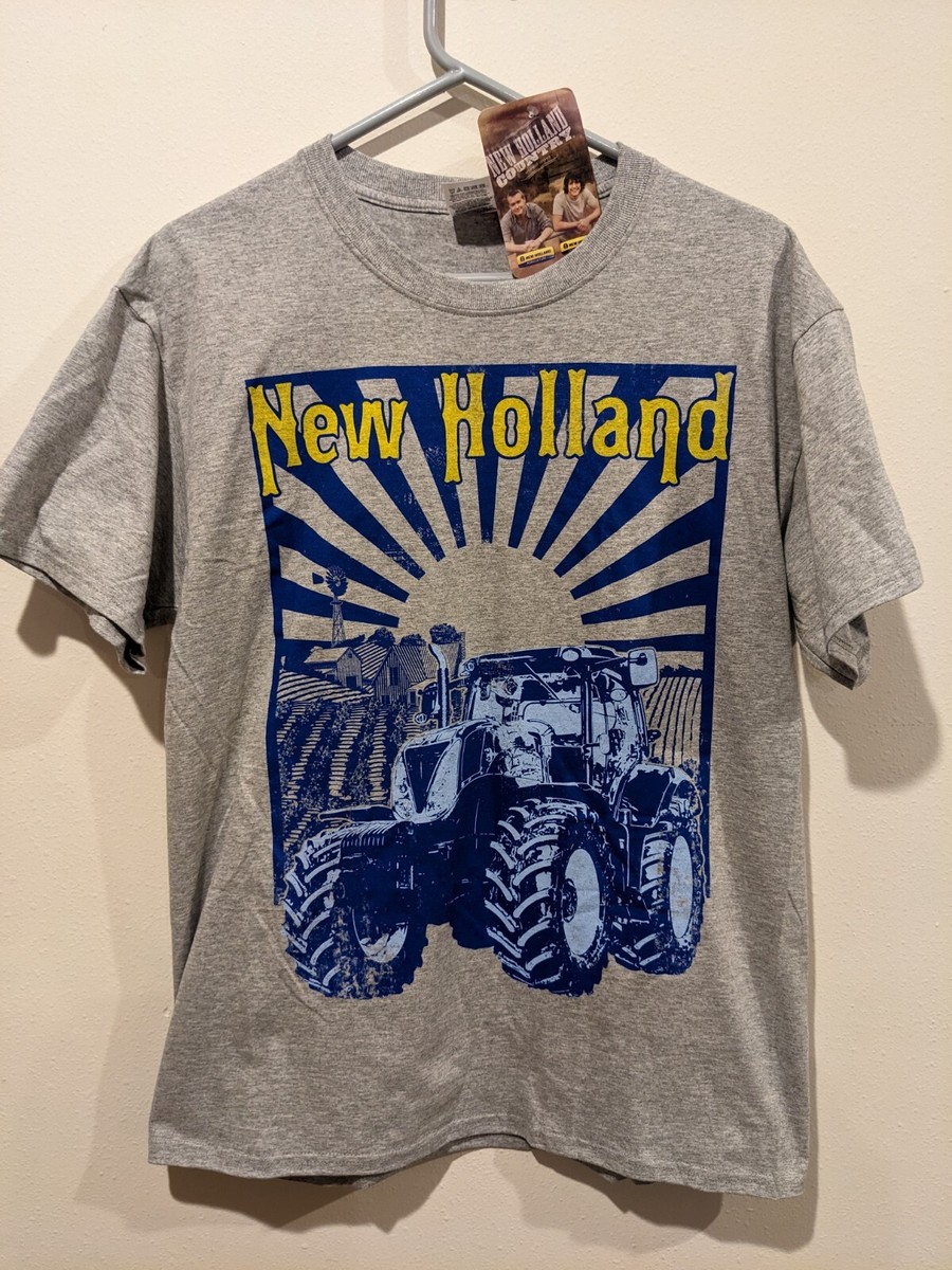 New Holland Agriculture Shirt Size L Farming Tractor