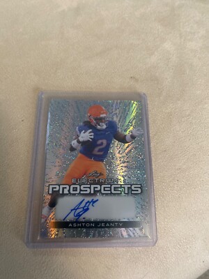 2024 Leaf Electrum Prospects Silver   Ashton Jeanty Auto 2/3 